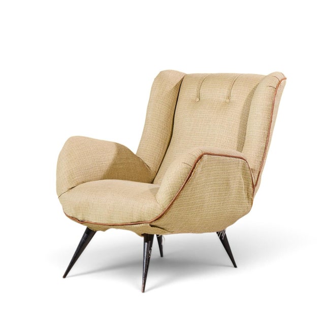 Carlo Hauner Mid Century Brazilian Lounge Chairs - Pair For Sale In Chicago - Image 6 of 12