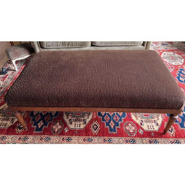 O. Henry House O. Henry House Limited Ottoman - Walnut For Sale - Image 4 of 6