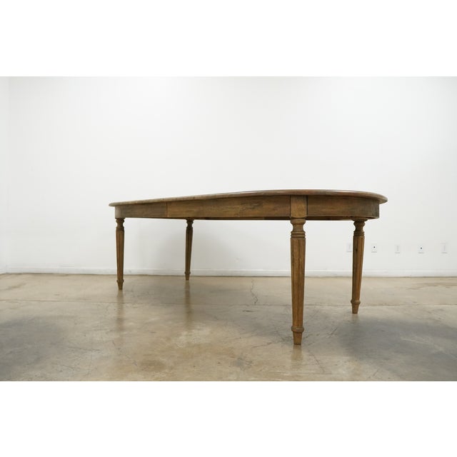 Rh Vintage French Fluted-Leg Extension Dining Table For Sale In Austin - Image 6 of 14
