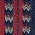 Schumacher Sample - Schumacher Aravali Patchwork Fabric in Cerise & Ink For Sale - Image 4 of 5