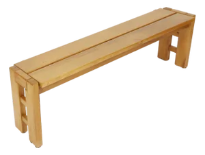 Bench in Elm from Maison Regain, 1960s