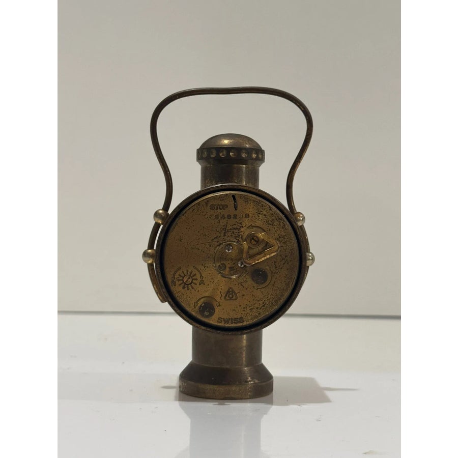 Vintage Imhof Swiss Brass Lantern Clock – 8 Day Mechanical | Chairish