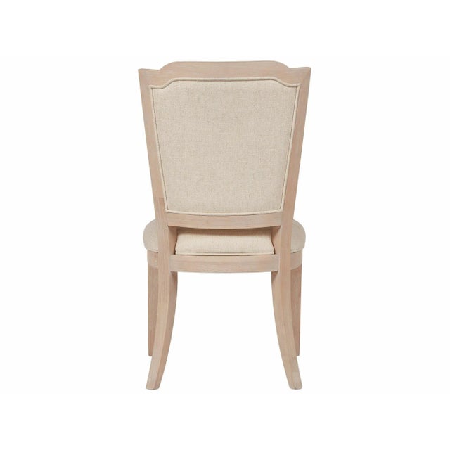 Transitional Transitional Shoreline Dining Chair, Antique White For Sale - Image 3 of 6