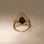 Metal 3.8Ct Black Opal Ring With Natural Diamond & Tsavorite Accents: Solid 14k Gold, Size 6.75 For Sale - Image 7 of 8