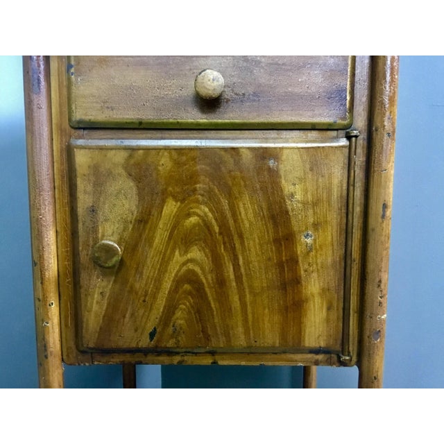 Brown Vintage Industrial Metal Night Stand For Sale - Image 8 of 15