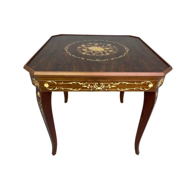 A beautifully crafted Italian multi-game table set, showcasing exceptional versatility and decorative appeal. This...