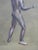 Green Robert Whitmore Double-Sided Oil Painting Male Against Green Background For Sale - Image 8 of 11