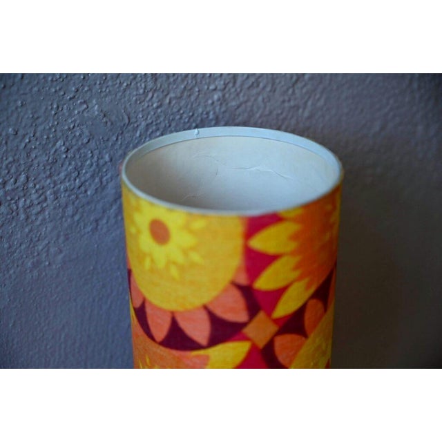 Vintage Orange Glass Table Lamp, 1970s For Sale - Image 6 of 14