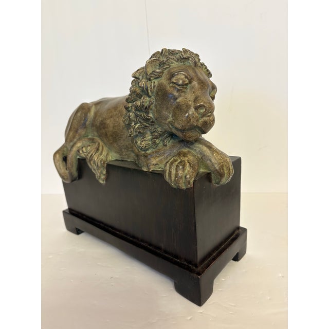 This Kinder Collection by Ausin Productions line of vintage lion is in the classical sleeping positiion. He sits atop the...