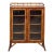 Antique Victorian Tiger Bamboo Glazed Bookcase Cabinet (C. 1870) For Sale