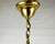 Metal Vintage Belgian Brass Chandelier with Six-Arm Lighting, 1960s For Sale - Image 7 of 8
