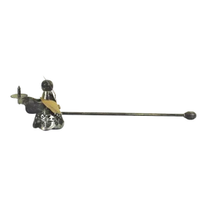 Vintage Silver and Brass Angel Candle Snuffer Christmas Decor