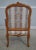 Pair Faux Bois Branch Form Carved Open Armchairs For Sale - Image 4 of 12