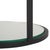 Early 21st Century Jennibelle Round Marble Drink Table in Black with White Marble Top For Sale - Image 5 of 8