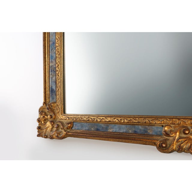 20th Century Baroque Revival Mirror in Gilded Resin from Deknudt, Belgium, 1950s For Sale - Image 9 of 13