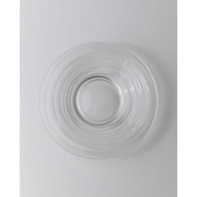 Vintage Glass Cups and Saucers, Set of 8 For Sale - Image 10 of 11