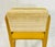 Set of 3 1980s Modern Oak Counter Stools With Leather Seats and Upholstered Backs For Sale - Image 16 of 17