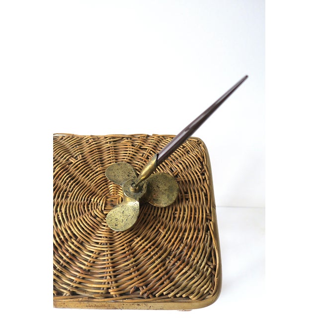 Brass Brass Propeller Pen Holder For Sale - Image 8 of 10