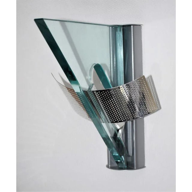 Silver Icaro Wall Lamps by Carlo Forcolini for Artemide, 1980s, Set of 2 For Sale - Image 8 of 8