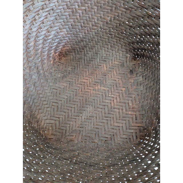 Brown Large Vintage Philippine Tinguian Tribe Labba Basket For Sale - Image 8 of 8