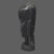 African Vintage Hand Carved Iron Wood Tribal African Bust Sculpture For Sale - Image 3 of 7