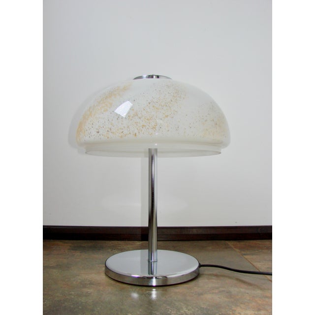 Modernist Glass Table Lamp, 1970s For Sale - Image 4 of 10