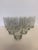 MId-Century Modern glassware frequently referred to as Cirque Bubble Ring glasses, Optic ring glasses or coin dot glasses....