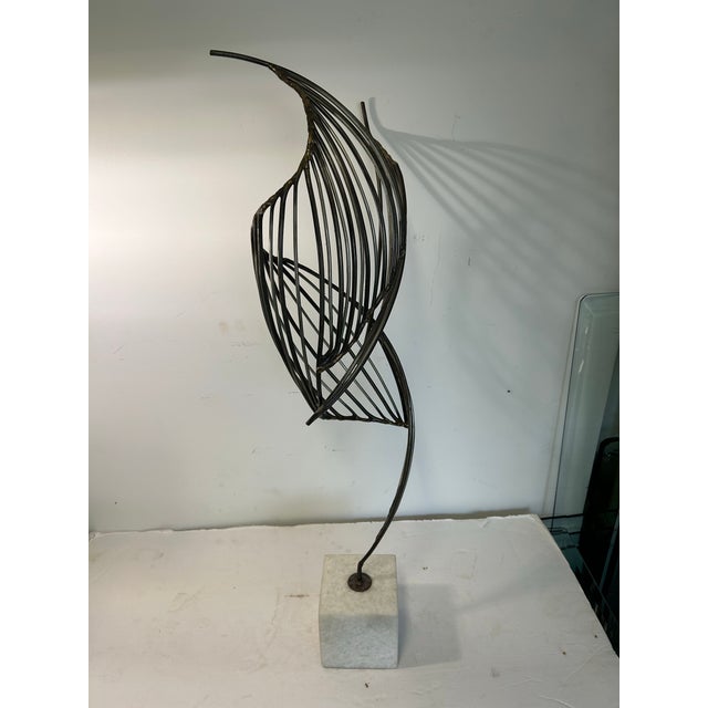 1970s 1970s Curtis Jere Abstract Sculpture on Granite Base For Sale - Image 5 of 7