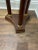 Vintage Regency Mahogany and Brass Stand With Marble Top Pedestal For Sale - Image 4 of 7