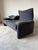 Vico Magistretti Maralunga Two-Seater Black Bouclé Loveseat Sofa for Cassina, Italy For Sale - Image 4 of 18