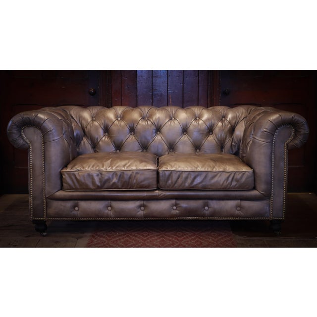 Westminster Two-Seater Leather Sofas from Timothy Oulton, 2016, Set of 2 For Sale - Image 18 of 18