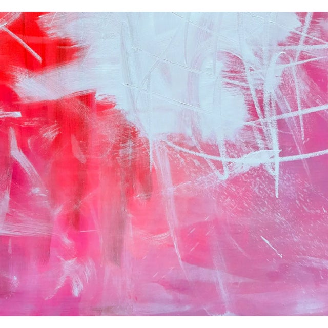 In this stunning large oil and acrylic painting on canvas, I have used sweeping brushstrokes and impulsive marks as I...