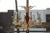 Metal Mid 20th Century French Neoclassical Tole Chandelier For Sale - Image 7 of 8