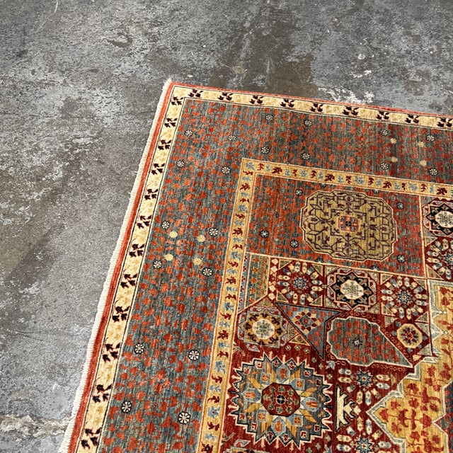 6ft 6in × 8ft 4in Gallery Ephesus Mamluk Area Rug For Sale - Image 12 of 12