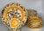 LastChance!16 Pieces Vintage Italian Ceramiche Hand Painted Salad and Olive Oil Plates For Sale In Seattle - Image 6 of 12