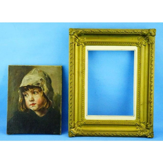 Gustave Lino, Portrait of a Child, 1890s, Oil on Canvas, Framed For Sale - Image 18 of 18