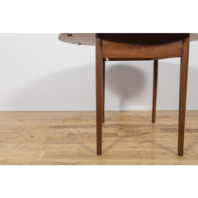 Mid-Century Modern English Teak Drop-Leaf Dining Table, 1960s For Sale - Image 16 of 17