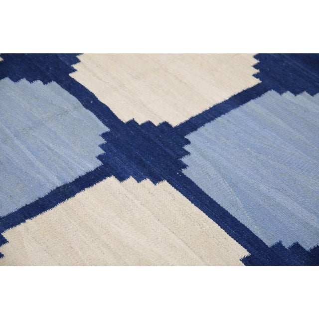 Modern Handmade Kilim Rug 9'x11'11" For Sale In Houston - Image 6 of 7