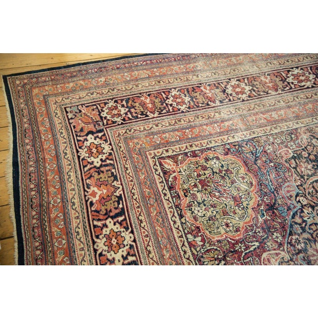 Traditional Antique Kermanshah Carpet - 10'9" x 16'3" For Sale - Image 3 of 17