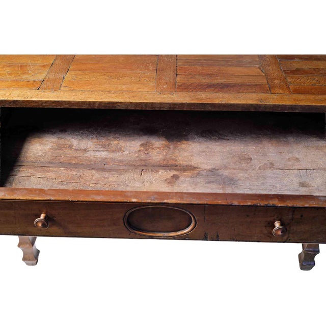 Wood Antique French Writing Desk For Sale - Image 7 of 11