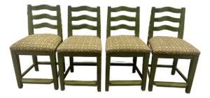 Set of 4 Counter Stools by Bausman & Company