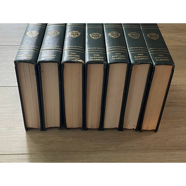 1960’s Harvard Classics Deluxe Edition- Set of Seven For Sale - Image 4 of 6