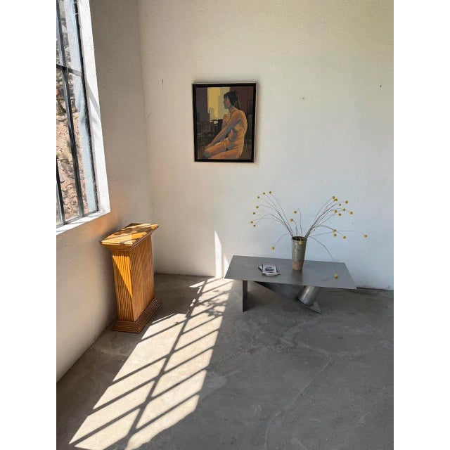 Handcrafted Metal Coffee Table, 1970s For Sale - Image 4 of 18