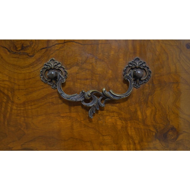 Romweber Vintage Walnut Georgian Commode Dresser Chest For Sale - Image 10 of 18