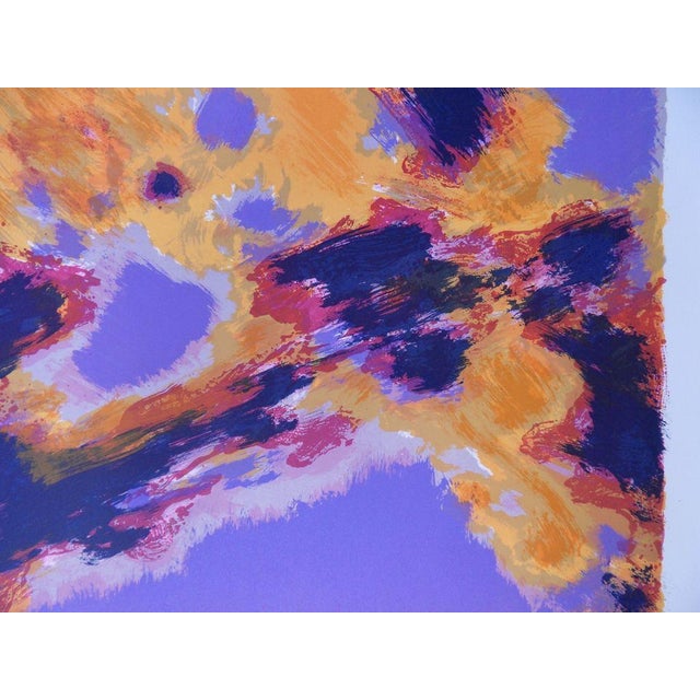 Modern Maurice-Elie Sarthou, Black Algae, Lithograph For Sale - Image 3 of 6