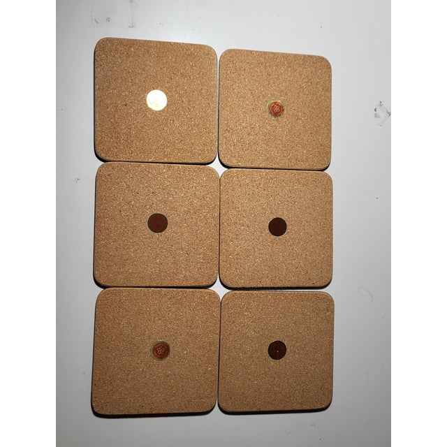 1980s Vintage Pimpernel Coasters Flower Garden England For Sale - Image 5 of 8