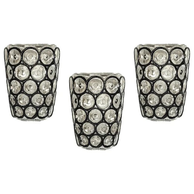 Wall Lights in Iron Glass from Limburg, Germany, 1960s For Sale - Image 9 of 9