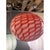 Early 21st Century Red and White Sphere Pendant in Murano Style Glass by Simoeng For Sale - Image 5 of 9