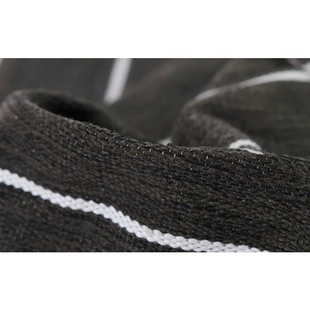 Erin Gates by Momeni River Fine Black Hand Woven Indoor Outdoor Rug 2'3" X 8' Runner For Sale - Image 4 of 10