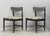 Vintage Mid Century Modern chairs. Set of 2 Dimensions. 20 W ; 20 D ; 31 H Seat Height. 18